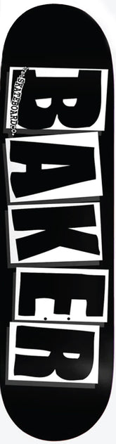 BAKER - BRAND LOGO BLK/WHT DECK 8.125